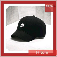 Topi Baseball Pet Lidah Pendek Unisex Motif M/Sampai di Hari Yang Sama Pakai Instant*/Topi Bisbol Pe