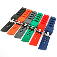 Silicone watch strap Waterproof bracelet 20mm 22mm Universal Sports sweat resistant watch band for CASIO Swatch Samsung