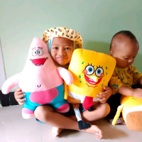 sepasang boneka Spongebob Patrick