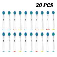 20Pcs/Lot Electric Toothbrush Head For Oral B Sensitive Replacement Brush Heads D25 D30 D32 D18 4739 3709 4728 D4510 D12013