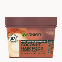 Garnier Hair Food Multi-Use Mask, Smoothing Coconut, Up to 48H Anti- Frizz 400ml