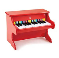 Hape 25鍵鋼琴 兒童鋼琴玩具 紅色
