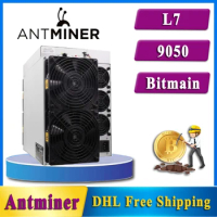 2024 In Stock Blockchain Asic Bitmain Ant Miner Machine LTC DOGE Litecoin Dogecoin Antminer L7 9050MH 9.05GH