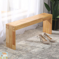 北歐實木小尺寸進門凳穿鞋凳床邊床尾凳長條凳原木客廳換鞋凳
