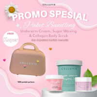 CELLUVIE BUNDLING Underarm Lightening Cream Pencerah Ketiak X Brightening Collagen Body Scrub X Penc