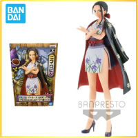 In stock Bandai Original Genuine One Piece DXF Wanno Country 17cm Nico Robin PVC Action Figure Model Toy Gift