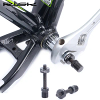 RISK Bicycle Bottom Bracket Removal Tools MTB Road Bike Square Hole&amp;Spline Axis BB Bracket Anti-Drop Disassembly Tool Fixing Rod