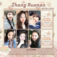 การ์ด Lomo นักแสดงละคร จีน Zhang Ruonan, ชุด 5-6 ชิ้น, Zoey Meng Ziyi Vivian Tian Xiwei, โปสการ์ด, ป