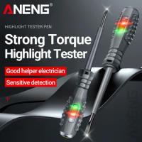 ANENGB05 2Pcs Word/Cross Screwdriver Electric Tester Pen Multi-functional Household Screwdriver with Indicator Electrician Tools