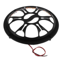 Univeral Car Audio Parts Speaker Subwoofer Plastic Net Grill Cover Guard Black