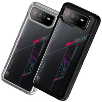 100pcs/lot For Asus ROG Phone 6 ROG Phone 5 Anti-Shock Rugger Armor TPU+PC Acrylic Back Cover For Asus ROG Phone R5