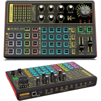*Ready Stock* K300 Audio USB Sound Card with Monitoring Headset and Condenser Microphone For Live St