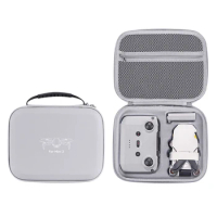Storage Bag for DJI Mini2/Mini 2 SE Portable Carrying Case Drone Accessories PU Leather Splash-proof