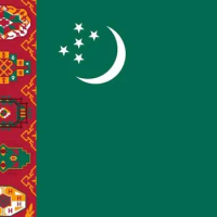 Full Bundle Turkmenistan 1 Manat , Full Bundle Lot 100 PCS Notes, Random Year , P-NEW , UNC Original Note