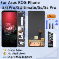 6.78" OEM For Asus ROG Phone 5 5pro 5s Pro LCD Display Screen For ROG Phone 5 Ultimate ZS673KS I005DA Display With Frame