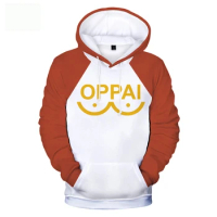 Saitama OPPAI Sweatshirts 3D Anime Print Hoodie Men/Women Fashion Long Sleeve Pullover kids hoodies Harajuku Streetwear Men coat