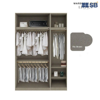 (Pre-order 1-2 เดือน) SB Design Square ตู้เสื้อผ้า Wardrobe Plus ขนาด 150 ซม. Legacy Collection รุ่น