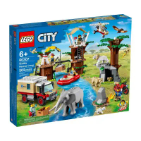 【fun box】LEGO 樂高 60307 野生動物救援營_限屏東市取貨