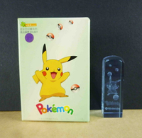 【震撼精品百貨】神奇寶貝 Pokemon 水晶印章-皮卡丘(藍) 震撼日式精品百貨