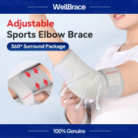 Adjustable Sports Elbow Brace with Super Sticky Velcro, Tennis Elbow Joint Support Injury Prevention