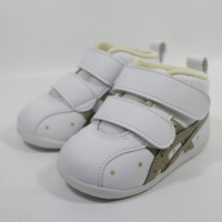 ASICS 亞瑟士 機能童鞋AMULEFIRST 學步鞋SUKU護踝 1144A223-102 白金 [陽光樂活](E3)