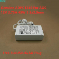 Genuine ADPC1245 12V 3.75A 45W AC Adapter For PHILIPS 239C4Q 227E4QH AOC 230LM00023 HP LED LCD Monitor Power Supply Charger