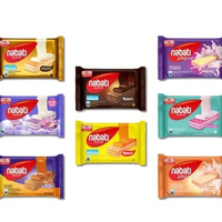 nabati Richeese Wafer Rasa Keju, Cokelat, Pink Lava, Susu Vanila, Stroberi, Pandan, Guguma Susu Vani