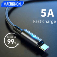 USB Type C Cable Fast Charging For Samsung S9/10 USB-C Type-C Data Cord for Xiaomi Huawei Mobile Phone Charger Cables USB C Wire