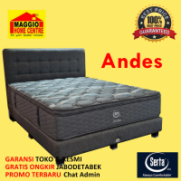 KASUR SERTA - KASUR SPRINGBED LATEX - ANDES KOOL FIBER - SERTA