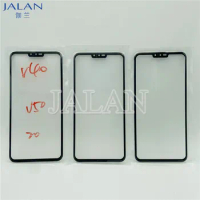 2PCS Front Glass For LG V40 LCD Display Broken Glass Panel Replace Repair Phone Parts Change