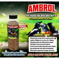 VOER SUPER AMBROL 250ML Pur Rojo untuk Burung Murai Kacer & Mabung Total Raja NGURAK Bulu Nyerit Mou