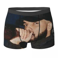 Drake Party Pooper Rapper Beer Underwear sing microphone lover music cool Males Boxer Brief Funny Boxer Shorts Hot Salses