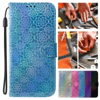For Redmi 12C Colorful Pattern Wallet Leather Case on For Xiaomi Redmi 12C A1 A2 10C 10A 11A Redmi10 5G Magnetic Flip Cover Capa