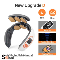 Alat Pijat Leher Neck Massager Compress Upgraded D