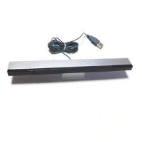 20 pcs New USB TV Wired Remote Sensor Bar for Wii Console Receiver Inductor