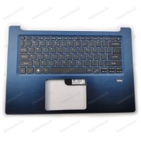 US keyboard palmrest for ACER Swift3 SF314-52-536Y N17P3 blue keyboard palmrest top case new original lepustech.com