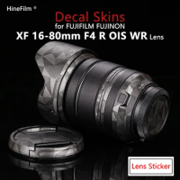 Fuji XF16-80 F4 / 1680F4 Lens Premium Decal Skin for FUJIFILM Fujinon XF16-80mm F4 R OIS WR Lens Protector Cover Film Sticker