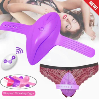 Wearable Wireless Panties Vibrator Clitoral Stimulator Vagina Massage Dildo Invisible Vibrating Egg Female Masturbators Sex Toys