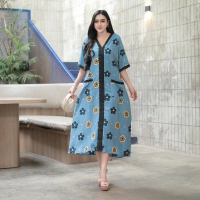 Daster Tasya-bahan rayon premium Ld 130 muat bb 100kg baju santai wanita ukuran super jumbo big size