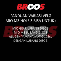 MotoBroos velg racing vrossi Venom Galaxy 2 | Palang 18 VARIO 110,VARIO 125/150,MIO M3,MIO SPORTY MI