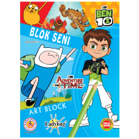 LADYBUG ADVENTURE TIME BOOK ART BLOCK - 10