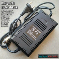 CHARGER 24V 1.6A - 2A SKUTER ELEKTRIK MR.JACKIE S898 S899 E-SCOOTER SELIS CAS CASAN SCOOTER LISTRIK 