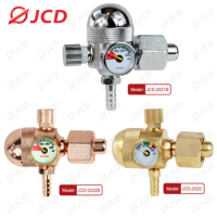 JCD G5/8" 0-25Mpa Argon CO2 Mig Tig Flow Meter Gas Regulator Flowmeter Welding Weld Gauge Argon Regulator Pressure Reducer