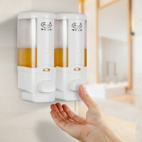 給皂機 賓館皂液器洗手液機瓶子手動按壓壁掛式家用沐浴露洗髮水盒子