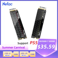 Netac 1TB 2TB 4TB M2 SSD NVMe 512gb PCIe4.0 M.2 2280 NV5000t NV7000t Internal Solid State Hard Disk For PS5 Laptop Desktop
