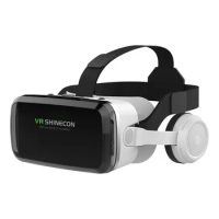 Banggood Bluetooth VR Glasses VRSHINECON G04BS Earphone Version Mobile 3DVR Helmet Virtual Reality Viewing Game