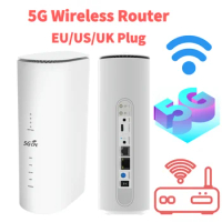 5G WiFi Routers with SIM Card Slot Wireless Router CPE Extend Gigabit LAN 1800Mbps 2.4G+5.8G Wifi Modem Repeater Router for Home