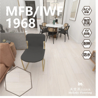 【美樂蒂】MFB/IWF防水卡扣超耐磨地板0.51坪/箱-1968(無機地板)