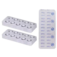 Pool Water Tester 100 PCS Fast DPD1 Chlorine Test Piece Rapid Free Chlorine Test Tablets For Pools And General Water Tests