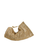 กระเป๋าคลัชผู้หญิง Viera Rhinestone Wristlet สีน้ำตาล